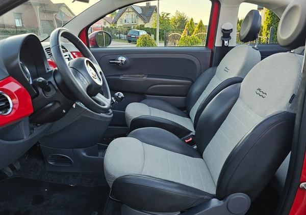 Fiat 500 cena 19900 przebieg: 127000, rok produkcji 2011 z Jaraczewo małe 277